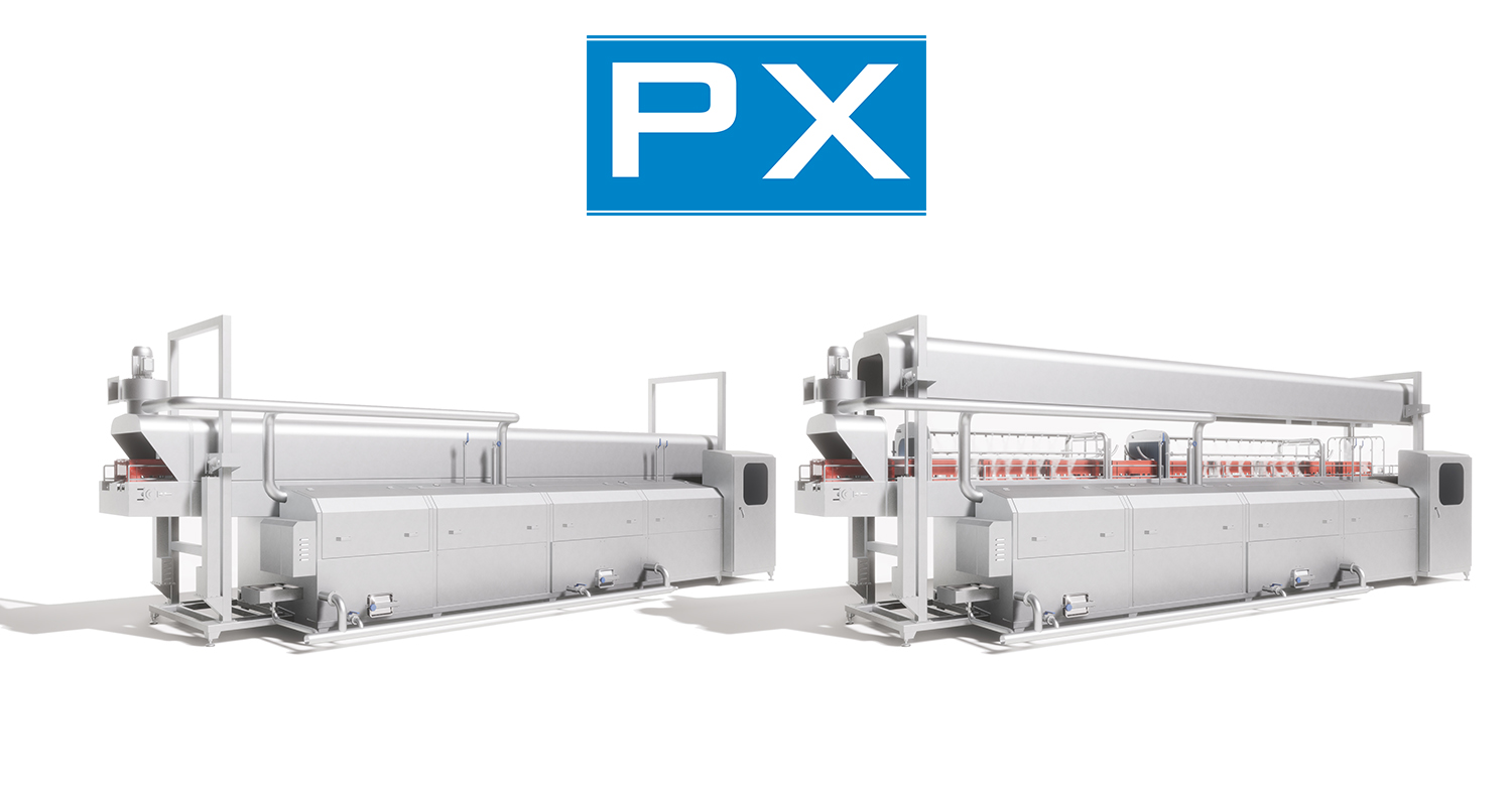 TÚNEL DE RENTAT DE CAIXES PX 1.600 C/H CAPOTA AUTOMÀTICA VAPOR